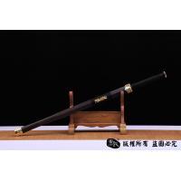 草钢经镀金八面汉剑 查长伟作品