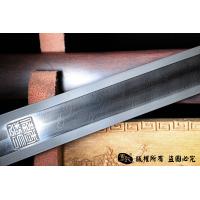 草钢经镀金八面汉剑 查长伟作品