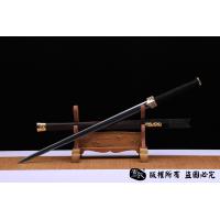 草钢经镀金八面汉剑 查长伟作品
