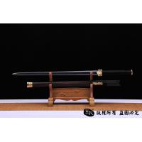 草钢经镀金八面汉剑 查长伟作品
