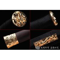 草钢经镀金八面汉剑 查长伟作品