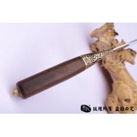 手工大马士革钢夹vg10天梯纹菜刀