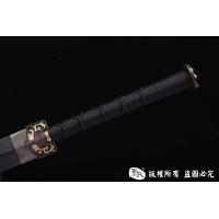 龙纹兽面剑-手工错银-查长伟作品