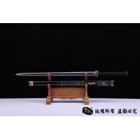 龙纹兽面剑-手工错银-查长伟作品