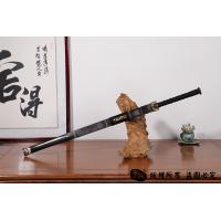 龙纹兽面剑-手工错银-查长伟作品