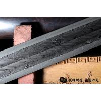 龙纹兽面剑-手工错银-查长伟作品