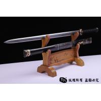 龙纹兽面剑-手工错银-查长伟作品