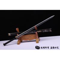龙纹兽面剑-手工错银-查长伟作品