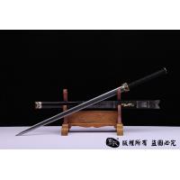 龙纹兽面剑-手工错银-查长伟作品