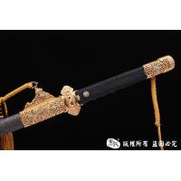 豪华镀金天梯纹唐刀 查长伟作品