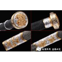 龙传奇 三枚合工艺 冰裂纹宝剑 查长伟作品