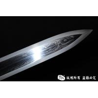 纯银草钢太阿剑 查长伟作品