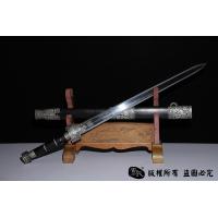 纯银草钢太阿剑 查长伟作品