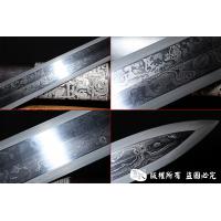 纯银草钢太阿剑 查长伟作品