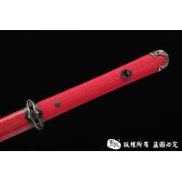 红鱼皮简装唐刀-万层钢烧刃