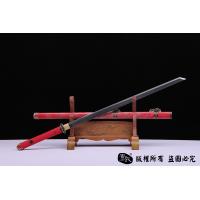 红鱼皮简装唐刀-万层钢烧刃