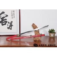 红鱼皮简装唐刀-万层钢烧刃