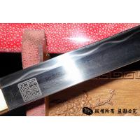 红鱼皮简装唐刀-万层钢烧刃