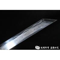 红鱼皮简装唐刀-万层钢烧刃