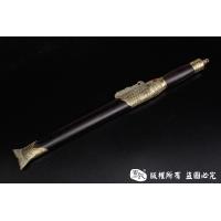 鱼肠剑 黑檀木铜装亮铜版