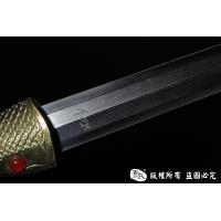 鱼肠剑 黑檀木铜装亮铜版