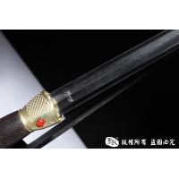 鱼肠剑 黑檀木铜装亮铜版