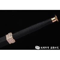 汉武剑 双凹槽亮铜款