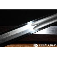 最经典素装八面凹槽汉剑 查长伟作品