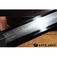 最经典素装八面凹槽汉剑 查长伟作品