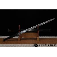 最经典素装八面凹槽汉剑 查长伟作品