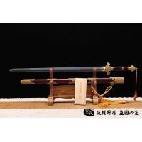 紫檀手雕尚方剑 孤品1把 查长伟作品
