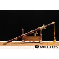紫檀手雕尚方剑 孤品1把 查长伟作品
