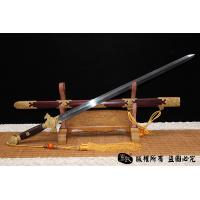 紫檀手雕尚方剑 孤品1把 查长伟作品