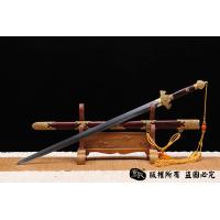 紫檀手雕尚方剑 孤品1把 查长伟作品