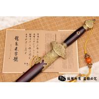 紫檀手雕尚方剑 孤品1把 查长伟作品