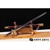 紫檀手雕尚方剑 孤品1把 查长伟作品