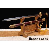 紫檀手雕尚方剑 孤品1把 查长伟作品