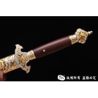 鎏金银精品牡丹剑-性价比高-极力推荐