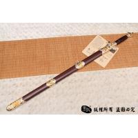 鎏金银精品牡丹剑-性价比高-极力推荐