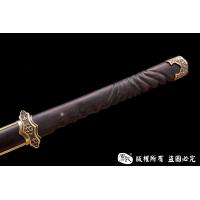 回纹御用唐刀 高碳钢烧刃