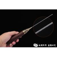 手工大马士革钢夹vg10天梯纹菜刀 高档礼盒装