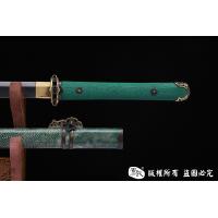 羽毛钢简装鱼皮唐刀