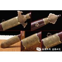百炼花纹钢烧刃手工清剑 查长伟作品