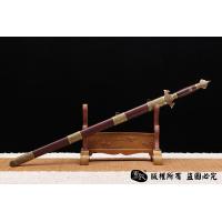 百炼花纹钢烧刃手工清剑 查长伟作品