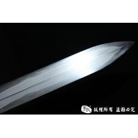 百炼花纹钢烧刃手工清剑 查长伟作品