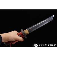 经典简装红木短唐刀-复古版