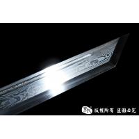 经典简装红木短唐刀-复古版