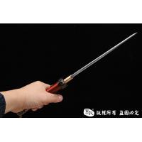 经典简装红木短唐刀-复古版