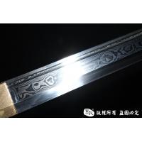 经典简装红木短唐刀-复古版