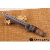 大马士革鳄鱼邓迪刀-实用小刀王-收藏实用完美结合